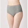 Cervin 100% Cotton Smooth Knit Deep Panties, 3 Color Set,