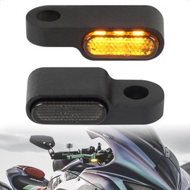 evermotor 3 LED Universal 12V 2 Stück E24 Mini Motorrad LED Blinker Aluminiumlegierung im Feinguss IP67 Wasserdicht E geprüft