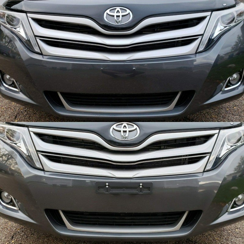 Front License Plate Tag Holder Mounting Adapter Bumper Kit Bracket