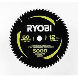 RYOBI 12" 60 Carbide Teeth Thin KERF Miter Saw Blade