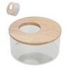 Hamster Sand Bathtub Small Round Shaped Pet Sand Box Transparent