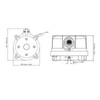 Pressure Differential Switch 50‑500pa Waterproof Heating Ventilation Furnace Vent Air
