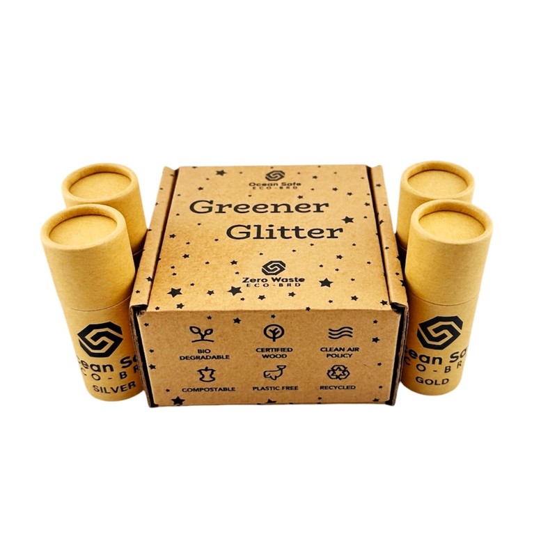 Greener Glitter 100% Plant not Plastic, No Guilt Biodegradable and