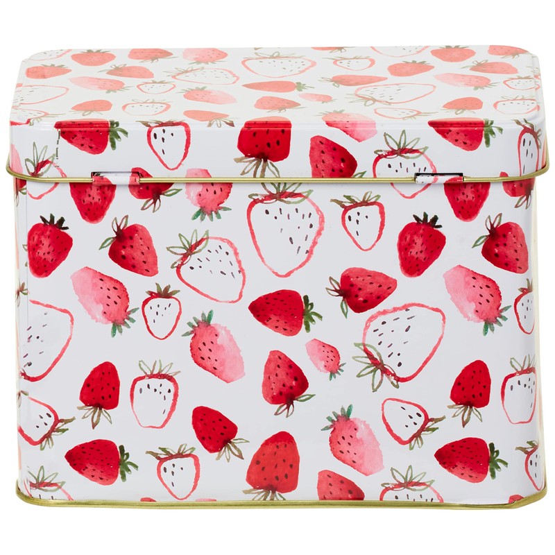 C.R. Gibson Strawberry Fields Box Set with Dividers Recipe Cards