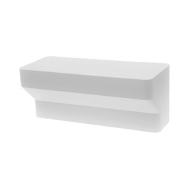 Vent Systems Flat Rectangular Pipe Connector for Pipe Connection 220 x 90 mm to 220 x 55 mm For Ventilation Systems, Heating, Cooling