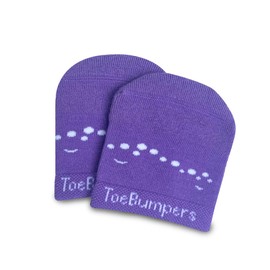 Toe Bumpers – Women's Toe Protection Gear for Runners, Hikers & Skiers – Cushioned Toe Covers Worn Over Socks to Prevent Black Toenails, Toe Bang & Blisters - Medium 1-Pair Thistle