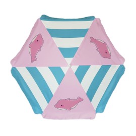 AMMSUN 47 Inch Seaside Beach Umbrella for Sand and Water Table - Kids Durable Umbrellas for children Beach Camping Garden Outdoor Play Shade