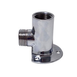 Soytich Wall Plate and Wall Arm in Various Variants/Length Inlet Arm Wall Connection, Shape and Length: Wall Plate 02 1/2 Male to 1/2 Female Thread