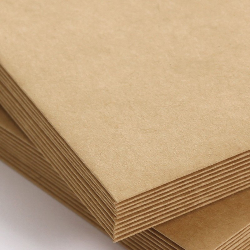 3 Long Envelopes, Unbleached, Kraft, 100 Sheets (Fits A4 Horizontal