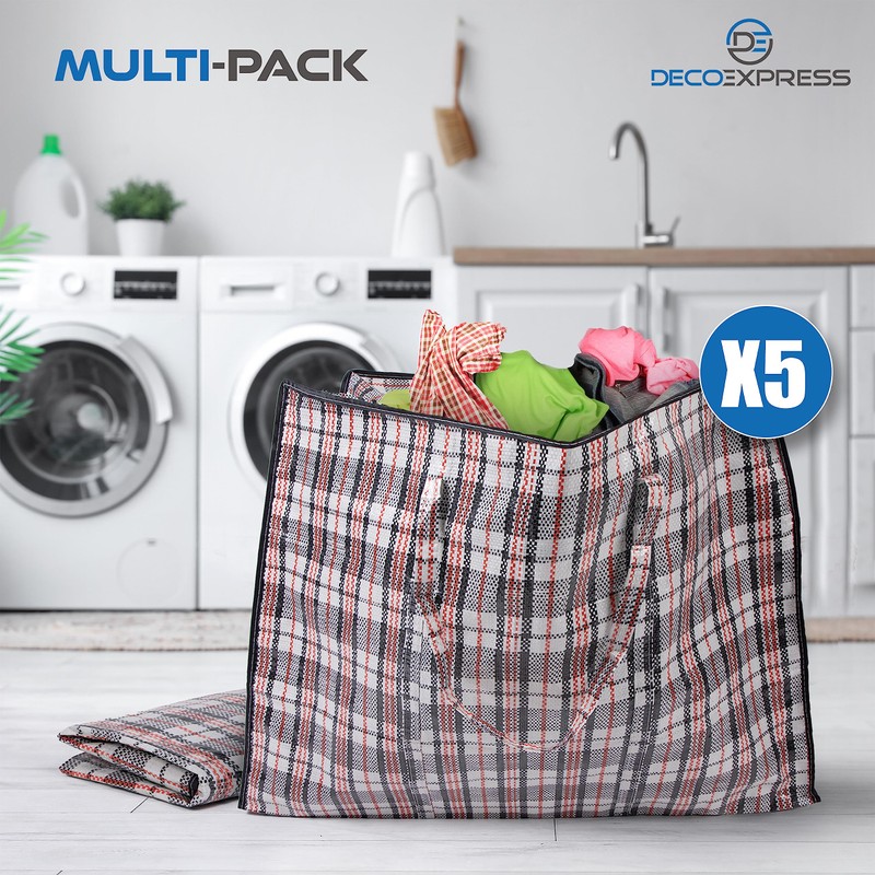 Laundry Bag Heavy Duty Storage Bags Reusable Strong Clothes Storage