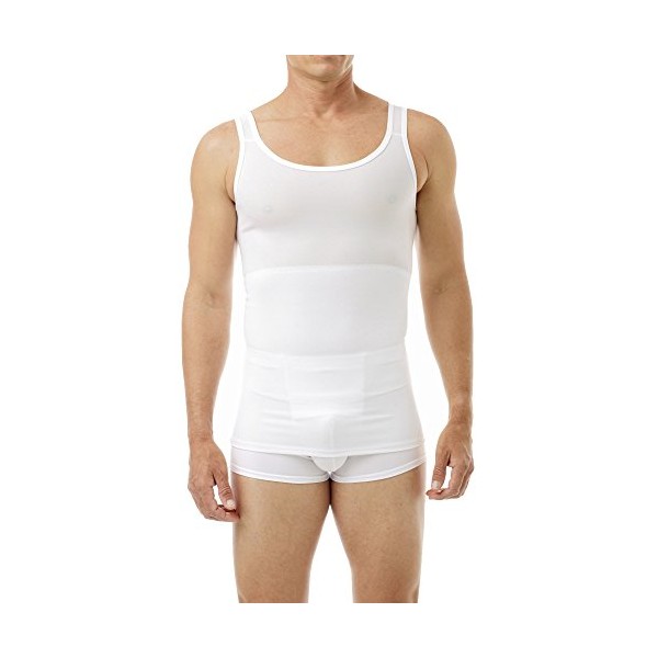 Underworks Mens Firm Classic Compression Body Shirt X-Large White