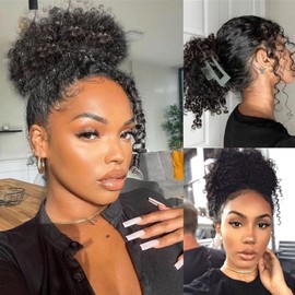 Hidden Strap 360 Lace Front Wigs Human Hair Deep Wave Wig with Drawstring Upgraded Full Lace Frontal Human Hair Wigs Pre Plucked 360 Deep Wave Lace Front Wigs For Black Women (18 Inch)