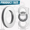10 Sets Thrust Needle Roller Bearings with Washers 0.75 Inch