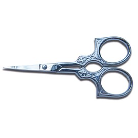 3 claveles 60 – Embroidery Scissors, Fleur De Lis, 3.5 "