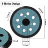 6 Pieces 5 inch 8 Hole Sander Replacement Pad Parts