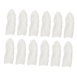 FRCOLOR 200pcs Cotton Finger Protector Sweatproof Scratch Cover for Home Use Durable Finger Cots for Healing White Versatile and Flexible Design
