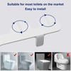 Bidet Attachment Self Cleaning Adjustable Water Pressure Dual Nozzle Ultra