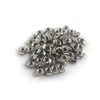 QWORK® 100 Pack M4 T-nut, Nickel-Plated Carbon Steel T Slot