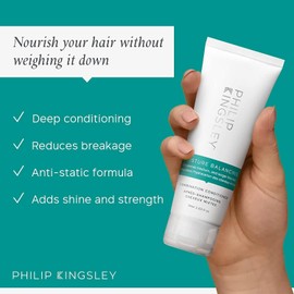 PHILIP KINGSLEY Moisture Balancing Hydrating Moisturising Conditioner, Nourishes, Smooths and Adds Shine, 500ml