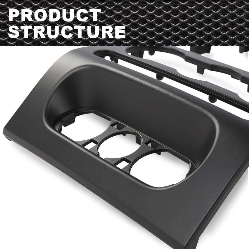 CROSSDESIGN Dash Radio Climate Bezel Center Trim Panel Compatible with