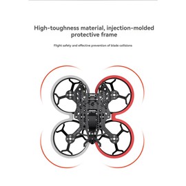 Aswalling for O3 VTX Indoor Quadcopter Compatible GEP-CL20 Drone Carbon Fiber Frame Kit 2 Inch 100mm Wheelbase with Propeller Guard