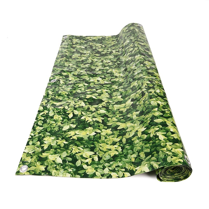 Naimorui PVC Balcony Privacy Screen Decorative Balcony Cover with Nylon