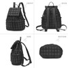 I IHAYNER Quilted Backpack Lightweight Puffer Backpack for Women Drawstring