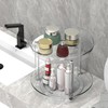 HYDROWE Lazy Susan Organizer 2 Tier, Round Plastic Turntable Organizer