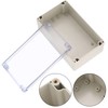 IP65 Waterproof Junction Box, Electronics Project Box, Plastic Clear Cover