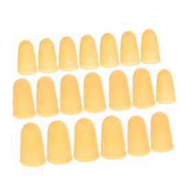FUNOMOCYA 20pcs Rubber Finger Protectors Static Thumb Guards for Electronics Assembly Comfortable Grip Wear for Use