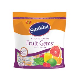 Sunkist Fruit Gems Soft Candy, Individually Wrapped, 2-lb, 8 Pack
