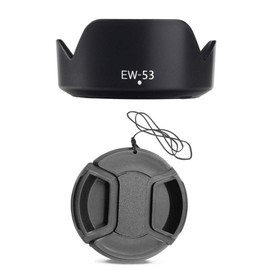 EF-M 15-45mm Lens Hood & Cap for Canon EF-M 15-45mm f/3.5-6.3 is STM Lens, Replaces Canon EW-53 (1 Hood +1 Cap)