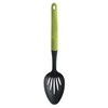Trudeau Balancia Slotted Spoon, green Handle