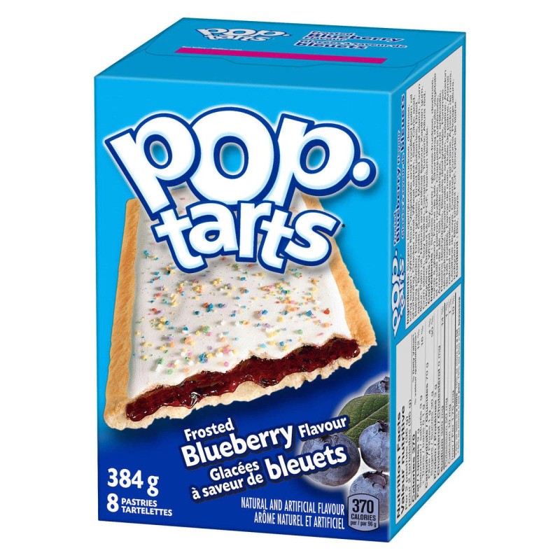 Pop Tarts Kellogg's Pop Tarts Toaster Pastries, Frosted Blueberry 8ct,