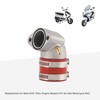 GOOFIT Red Motorcycle Carburetor Intake Manifold Inlet Pipe Replacement for
