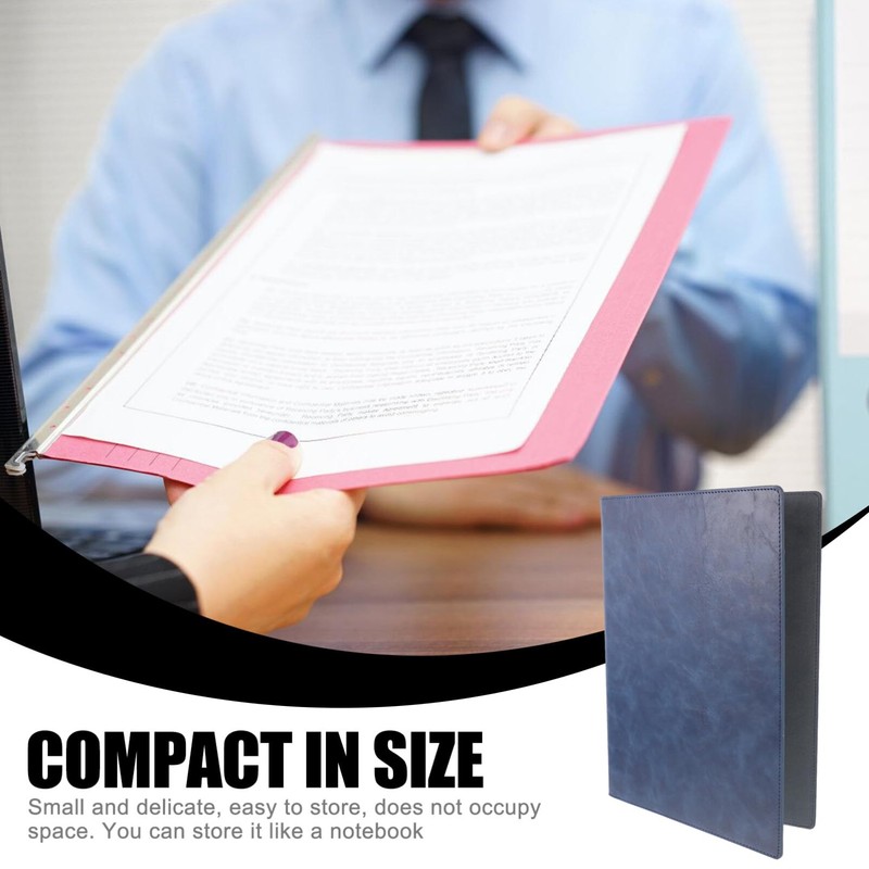 Operitacx Business Portfolio Organizer Leather Interview/Letter Size Document Women Men
