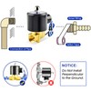ERGAOBOY 1/4 inch BSP 220 V brass electric solenoid valve