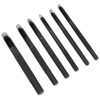 WOONEKY 6pcs Leather Belt Hole Puncher Heat Treated Punch Tool