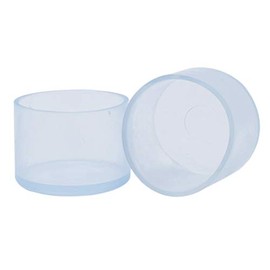 Treely 8Pcs Leg Tips Caps, 1 1/4 Inch Hardwood Floor Protectors Chair Leg Caps Furniture Feet Cover, Transparent