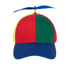 TopTie Propeller Hat Adult/Kids Unisex Baseball Cap Colorful Outdoor Hat Toy-Green-Adult