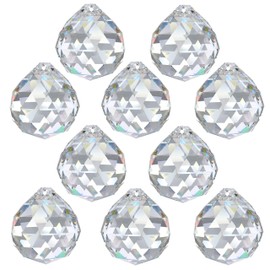 10x Rainbow Crystal Ball Diameter 20 mm Crystal 30% PbO ~ Chandelier Feng Shui