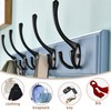 Lxoraziy 4 Pcs Hooks, Coat Rack Wall Mounted, Coat Racks,