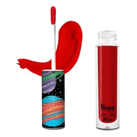 Labial Líquido Mate Rojo Yuya Mi Amor Larga Duración A Prueba de Agua
