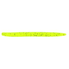 Gary Yamamoto 5" SENKO CHARTREUSE W/ LARGE BLACK FLAKE (10 PACK)