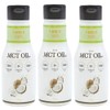MCT Oil 6.1 oz (175 g), 3-Bottle Set, Flat Craft,