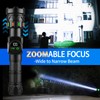 Rechargeable Flashlights High Lumens 5000 Long Distance, Super Bright LED