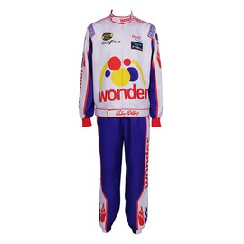 SFYT Cosplay Costume Ricky Bobby Jumpsuit Set Talladega Nights Costume is Suitable for Adults and Children... (Aldult-XXL, White)