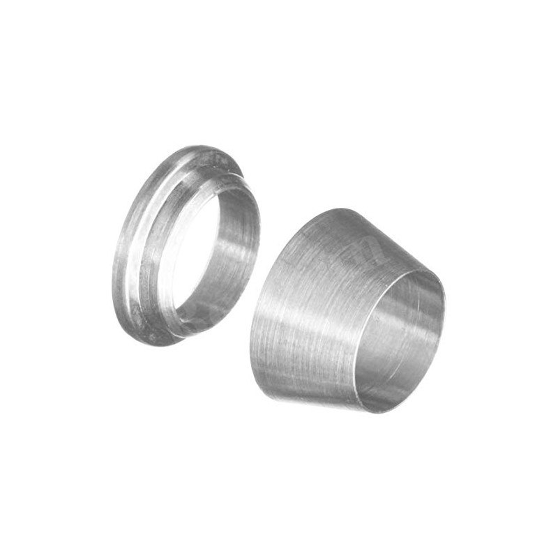 Beduan 304 Stainless Steel Compression Fitting Ferrule Sleeve 1/4" Tube