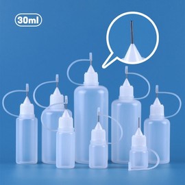 30ml Liquid Refill Empty Bottle with Pointed Needle Nozzle Needle Tip Empty Bottle - 30ml 25ea