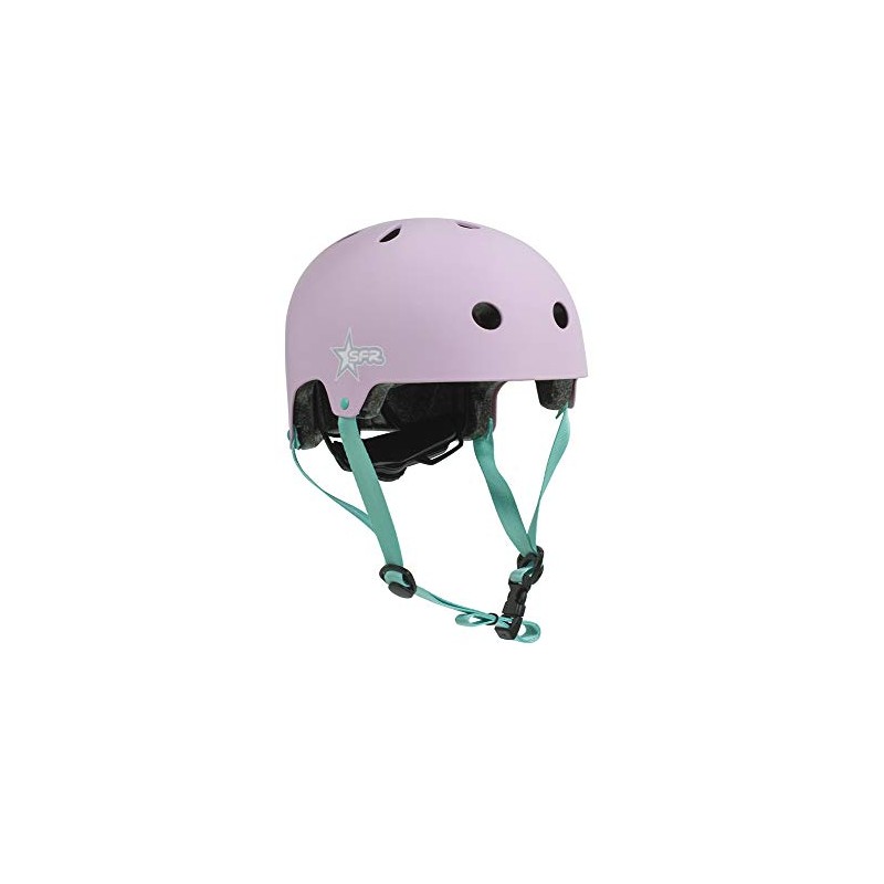SFR Adjustable Kids Skate Helmet (Pink/Green)
